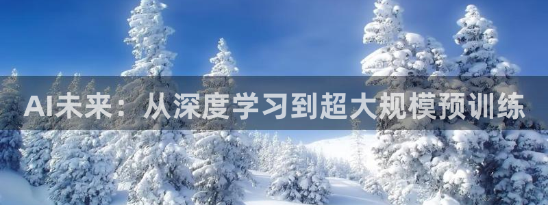 AI未来：从深度学习到超大规模预训练