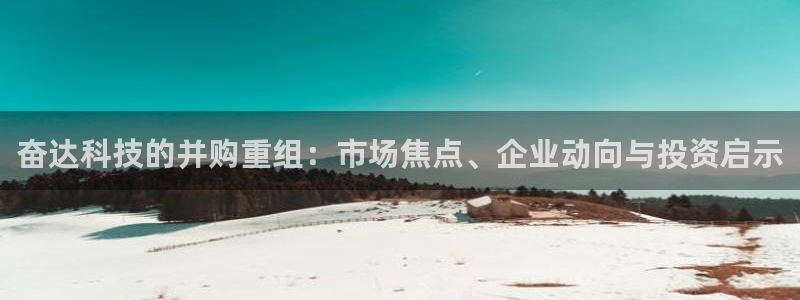 奋达科技的并购重组：市场焦点、企业动向与投资启示