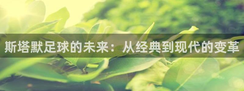 斯塔默足球的未来：从经典到现代的变革